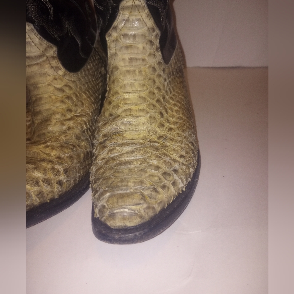 Boots J.B. Dillon Reserve Python Snake Western Me… - image 5